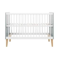 Bopita Emma Babybed Wit / Grijs 60 X 120 Cm -Kinderserie Winkel bopita emma babybed wit grijs 60 x 120 cm 8242