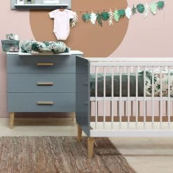Bopita Emma Babybed Wit / Grijs 60 X 120 Cm -Kinderserie Winkel bopita emma commode sfeer 365f