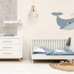 Bopita Fenna Babybed Wit / Naturel 70 X 140 Cm -Kinderserie Winkel bopita evi babybed wit 70 x 140 cm sfeer 85ec