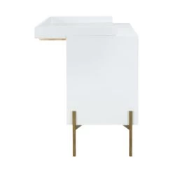 Kidsmill Boutique Commode Wit / Bras -Kinderserie Winkel boutique commode bladvergroter wit bras 1 f1e9