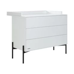 Kidsmill Boutique Commode Wit / Zwart -Kinderserie Winkel boutique commode bladvergroter wit zwart 2 62d2