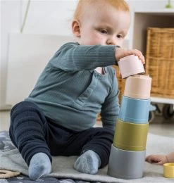 Dantoy Tiny BRIO - Stapelbekers, 7 Delen