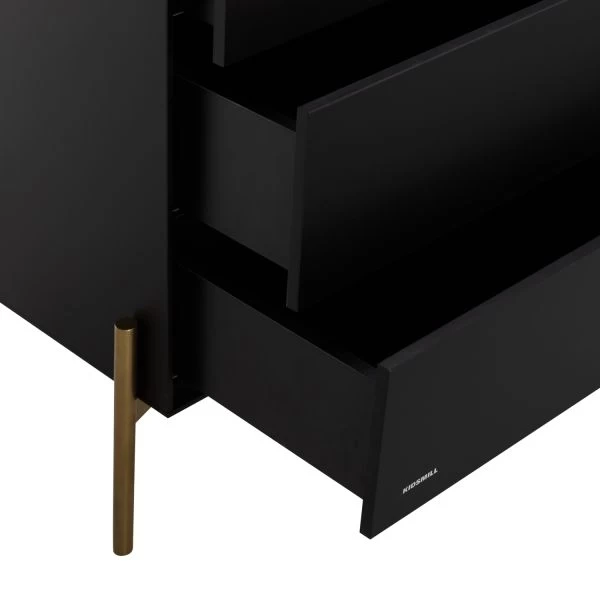 Kidsmill Boutique Commode Zwart / Bras 5 Kidsmill Boutique Commode Zwart / Bras - Afbeelding 5