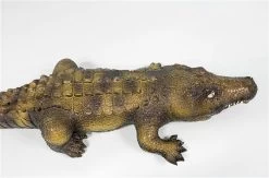 Reuze Krokodil - 100% Natuurrubber - 88 Cm -Kinderserie Winkel dyr i 100 naturgummi k mpekrokodille green rubber toys 14 gr17073l 4