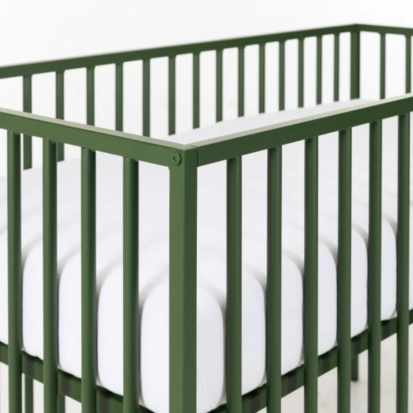 Europe Baby Liam Babybed Metaal Dark Green 60 X 120 Cm - Afbeelding 4