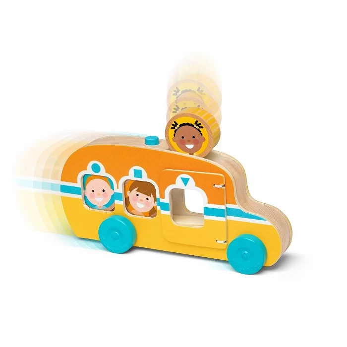 Melissa And Doug GO Tots - Roll & Ride Bus