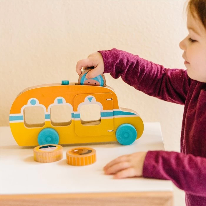Melissa And Doug GO Tots - Roll & Ride Bus - Afbeelding 2