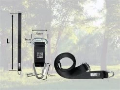 Ophangsysteem Voor Boomschommels - Simpel 200 Cm -Kinderserie Winkel gyngeoph ng til tr simpel 200 cm patron 51 pat slg 2 1