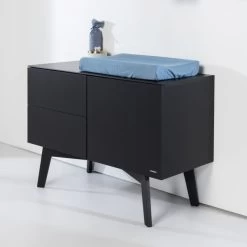Kidsmill Sixties Commode Zwart Mat -Kinderserie Winkel kidsmill sixties commode zwart mat 3 7061