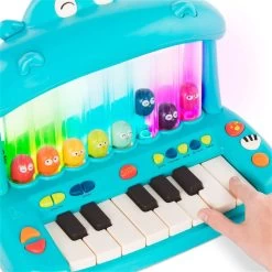 B. Toys Piano - Nijlpaard Met Licht En Geluid -Kinderserie Winkel klaver flodhest med lyd og lys b toys 1074 701650 2
