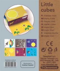 Clementoni Blokkenpuzzel - 6 Blokken - Weer & Wind 7 Clementoni Blokkenpuzzel - 6 Blokken - Weer & Wind -Kinderserie Winkel klodspuslespil 6 klodser vejr vind clementoni 1009 50170 3