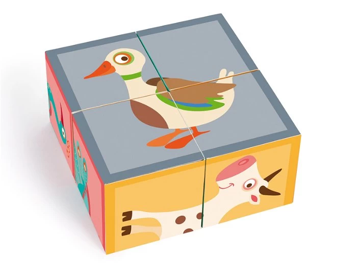 Scratch Blokkenpuzzel Van Karton - 4 Blokken - Boerderij 4 Scratch Blokkenpuzzel Van Karton - 4 Blokken - Boerderij - Afbeelding 4