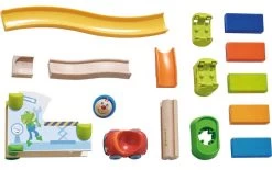 Haba Kullerbü Ballenbaan - Autobaan Domino Effect -Kinderserie Winkel kuglebane kullerb bilbane m dominoeffekt haba 13 h303088 3