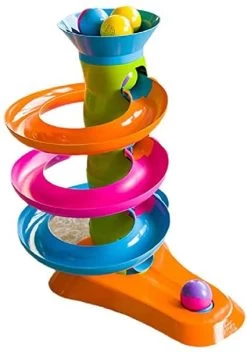 Fat Brain Toys Ballenbaan - Vanaf 1 Jaar 11 Fat Brain Toys Ballenbaan - Vanaf 1 Jaar -Kinderserie Winkel kuglebane fra 1 r 541 50102 3