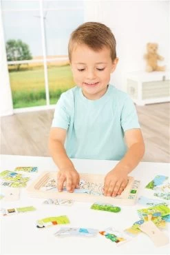 Beleduc Puzzel - Jaargetijden - Laagjes -Kinderserie Winkel lag puslespil rstider 13 b17150 3