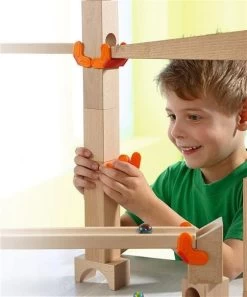 Haba Knikkerbaan Access. - Clips/Bouwklemmen -Kinderserie Winkel legnav 13 h3495 700 3495 byggeklemmer haba clips
