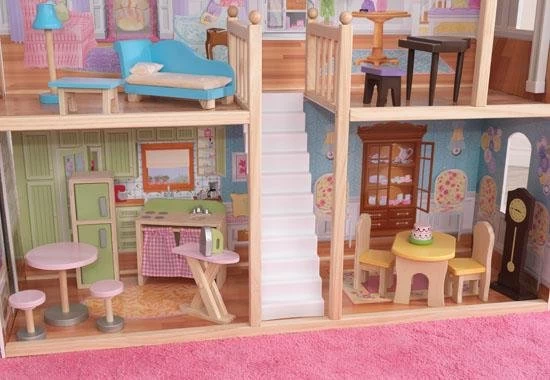 Poppenhuis Voor Grote Poppen - Luxe Villa 5 Poppenhuis Voor Grote Poppen - Luxe Villa - Afbeelding 5