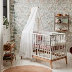 Leander Luna Babybed White / Oak 60 X 120 Cm -Kinderserie Winkel luna bed wit 2 a4db