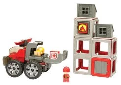 Magformers - Brandweerstation En Voertuigen 50 Stk -Kinderserie Winkel magformers 50 stk brandstation og k ret jer 42 3071 6