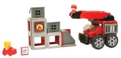 Magformers - Brandweerstation En Voertuigen 50 Stk -Kinderserie Winkel magformers 50 stk brandstation og k ret jer 42 3071 8