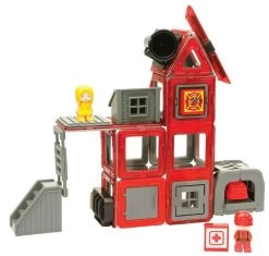 Magformers - Brandweerstation En Voertuigen 50 Stk -Kinderserie Winkel magformers 50 stk brandstation og k ret jer 42 3071 9