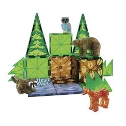 Magna-Tiles | In Het Bos, 25 St -Kinderserie Winkel magna tiles livet i skoven 25 stk 1054 22225 6