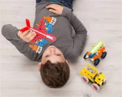 Plus-Plus Go! Voertuigen Bouwen - 800 St. -Kinderserie Winkel plus plus go l r at bygge k ret jer 800stk 1123 7016 19