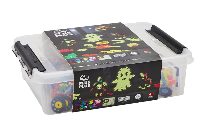 Plus-Plus - Glow Mix, Incl Bak - 2.000 St - Afbeelding 2