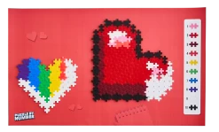 Plus-Plus - Puzzle By Number, Hartjes 250 St -Kinderserie Winkel plus pluspuzzle by number hjerter 250stk 1123 3911 2