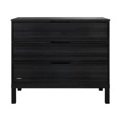 Kidsmill Pure Wood Commode Zwart Geborsteld