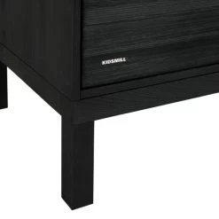 Kidsmill Pure Wood Commode Zwart Geborsteld -Kinderserie Winkel pure wood zwart commode detail1 1 b2ff