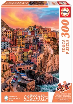 EDUCA Puzzel - 300 Stukjes - Cinque Terre, Italië