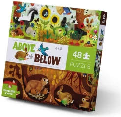 Crocodile Creek Puzzel Met 48 Stukjes - Boven/beneden - Achtertuin -Kinderserie Winkel puslespil m 48 brk over under i baghaven crocodile creek 1176 cc3876002 1