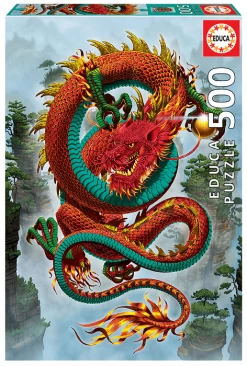 EDUCA Puzzel 500 Stukjes - Good Fortune Dragon