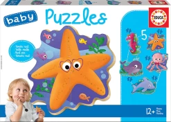 EDUCA Puzzel - Zeedieren - Vanaf 1 Jaar