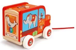 Scratch Vormenstoof & Trekwagen - Circus -Kinderserie Winkel puttekasse tr kkeleget j cirkus scratch 1086 s6181108 6