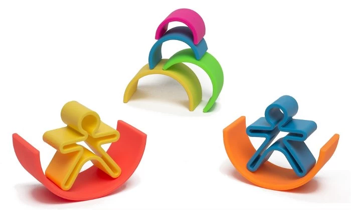 Regenboog Van Siliconen - Neonkleuren - 6 Delen 14 Regenboog Van Siliconen - Neonkleuren - 6 Delen - Afbeelding 14