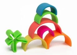 Regenboog Van Siliconen - Neonkleuren - 6 Delen 27 Regenboog Van Siliconen - Neonkleuren - 6 Delen -Kinderserie Winkel regnbue i silikone basisfarver 6 dele d na 97 3401028 7 2