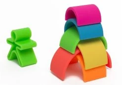 Regenboog Van Siliconen - Neonkleuren - 6 Delen 21 Regenboog Van Siliconen - Neonkleuren - 6 Delen -Kinderserie Winkel regnbue i silikone basisfarver 6 dele d na 97 3401028 8 2