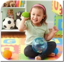 Edushape Zachte Regenboogbal Met Balletjes -Kinderserie Winkel regnbuebold m. kugler edushape 43 e705373 8