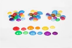 Tactiele Schelpen - Transparant - 108 St. -Kinderserie Winkel taktilskaller transparente 108stk edxeducation 1020 72303 11