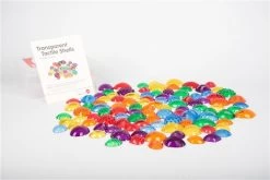 Tactiele Schelpen - Transparant - 108 St.