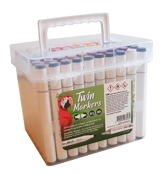 Twin Marker Stiften, 80 St