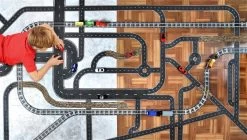 Autoweg Op Een Rol - 10 Cm X 5 Meter -Kinderserie Winkel vejbane p rulle 10cmx5meter playtape 26 20051 8